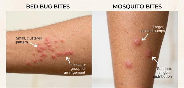 Bed Bug Bites vs Mosquito Bites: How to Tell the Difference