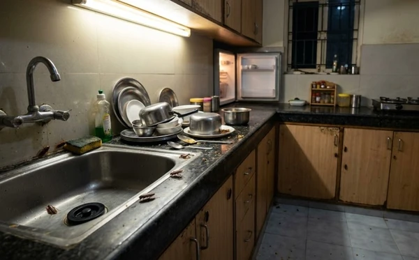 Small Cockroaches in Kitchen at Night – Why They Come & How to Stop Them
