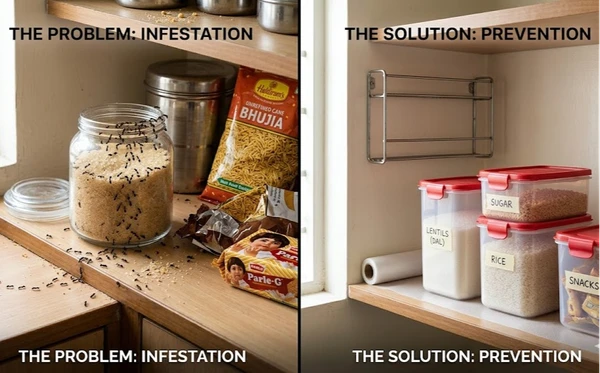 Ant Infestation in Sugar and Food Storage: Prevention Tips