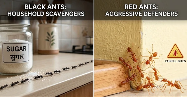 Black Ants vs Red Ants in Home: Which Are Dangerous?