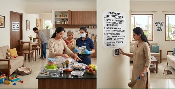 What to Do Before and After Pest Control Treatment at Home
